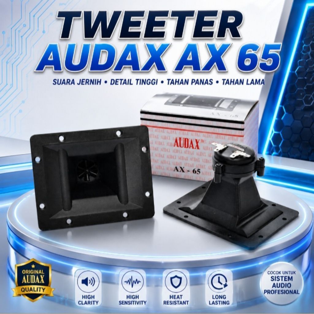 TWEETER AUDAX 65 /  Tweeter Speaker Walet Audax AX 65 Original