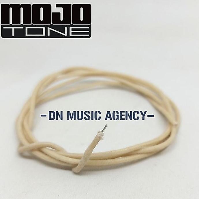 Mojotone Kabel Wire Gitar Bass & Amplifier Awg 22 Vintage Cloth Style Wiring Original Usa