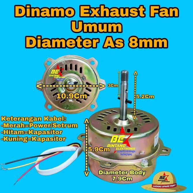 DINAMO EXAUST FAN MASPION EKSOS SEKAI DINAMO EKSOS UNIVERSAL