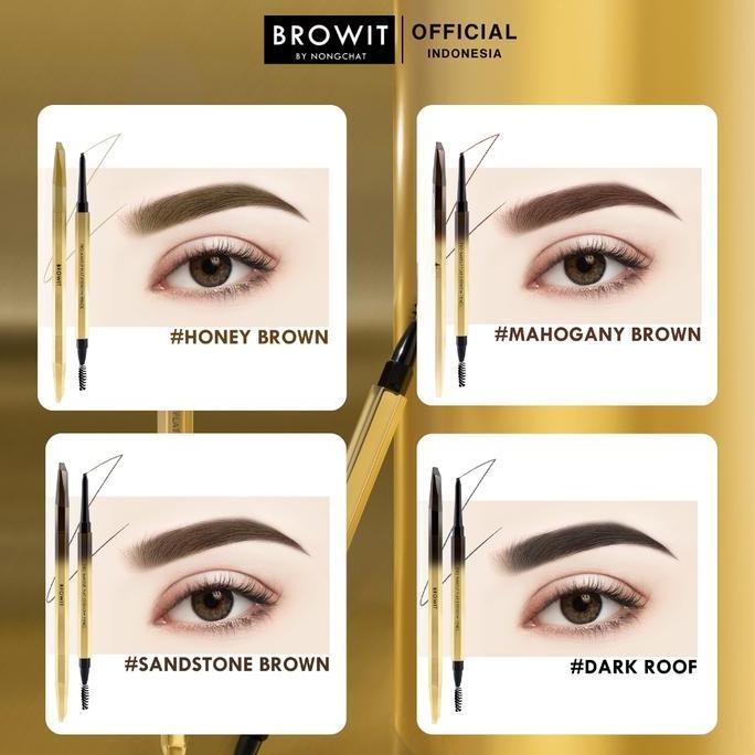 BROWIT BY NONGCHAT PRO MAKEUP FLAT EYEBROW PENCIL