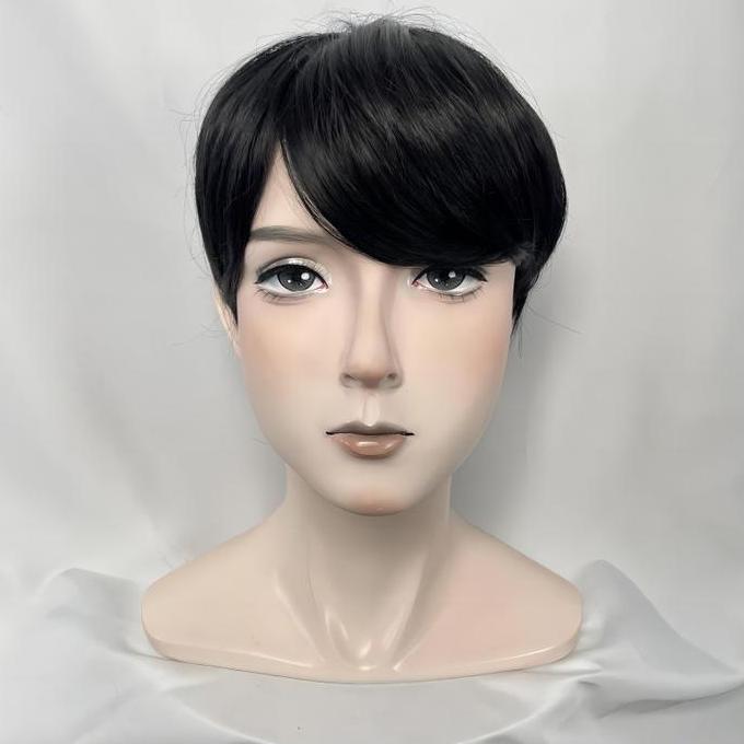 Wig Pendek Pria Wig Rambut Pria Pendek Wig Laki Laki Korea Style Rambut Palsu Pria