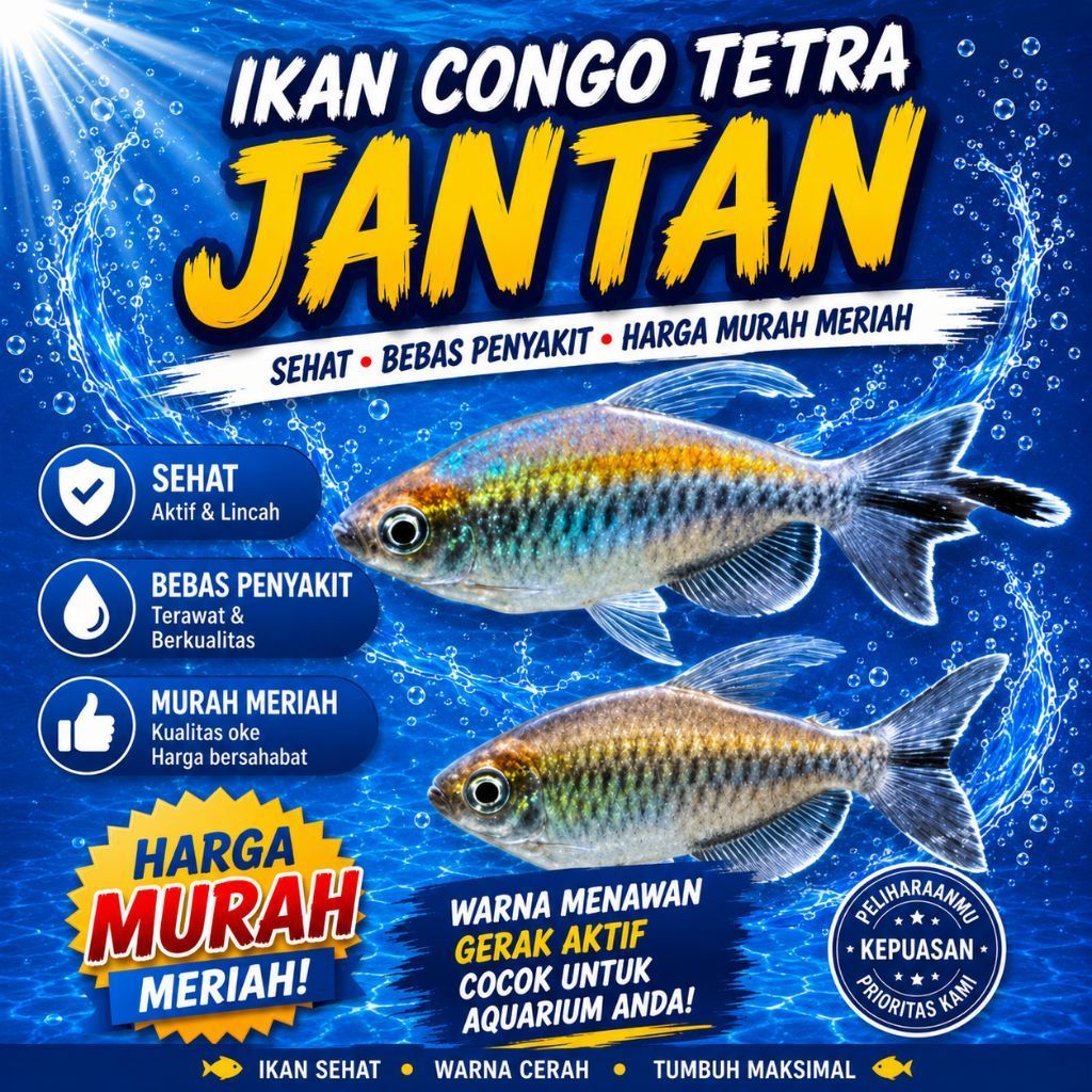 ikan congo tetra jantan