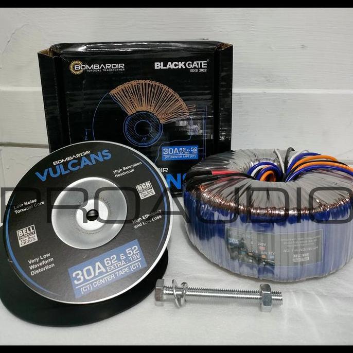TERMURAH - TRAFO DONAT TOROID VULCANS BOMBARDIR 30A 62V