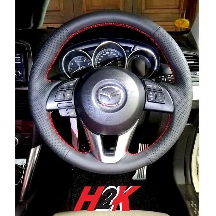 Cover Steer Mazda CX5 - Cover Steering Kulit - Leather - Mazda CX5
