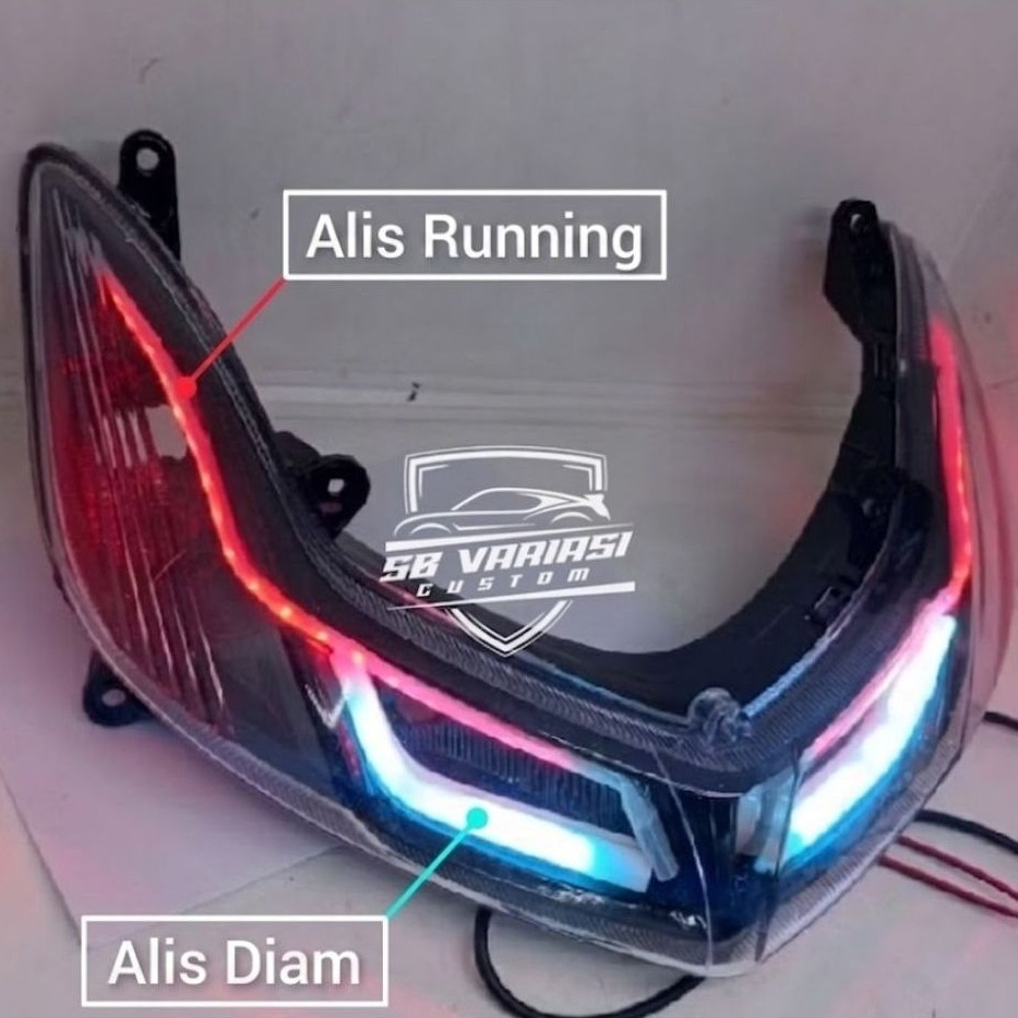 lampu alis mio smile lampu sen Mio alis running DRL