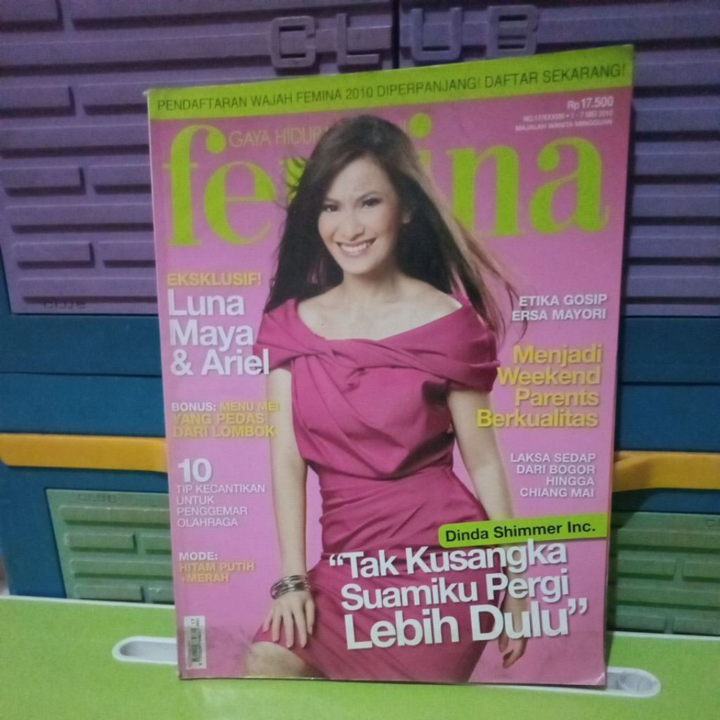MAJALAH FEMINA NO 17 EDISI MEI 2010 (BEKAS)