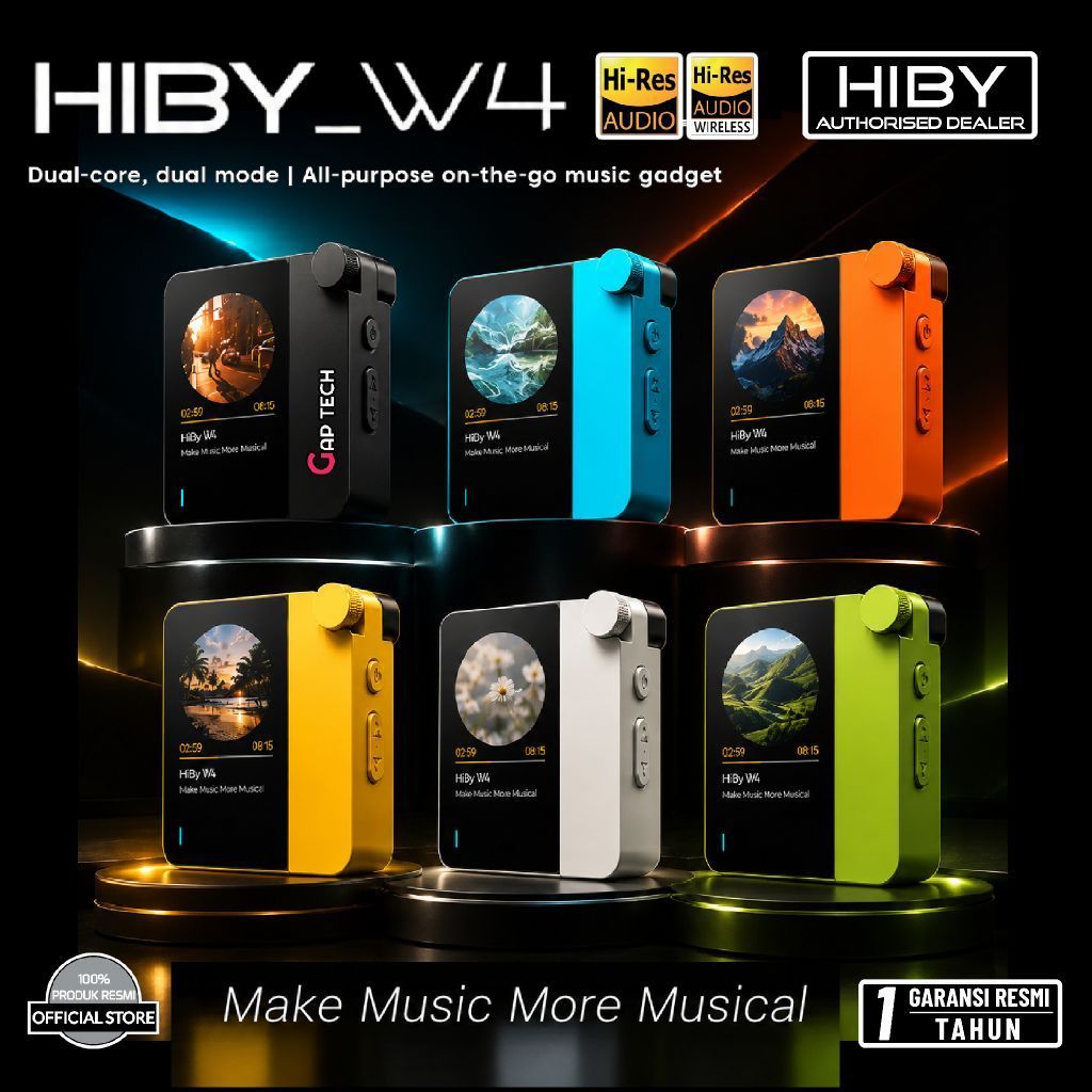 HiBy W4 / W 4 Portable Hi-Fi DAC Headphone Amplifier / DAC Amp Original