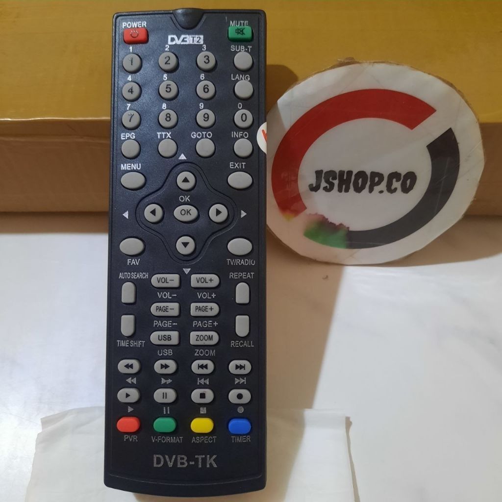 REMOTE/REMOT STB DVB T2 RINREI DRN-511W/DRN-511A SET TOP BOX RINREI