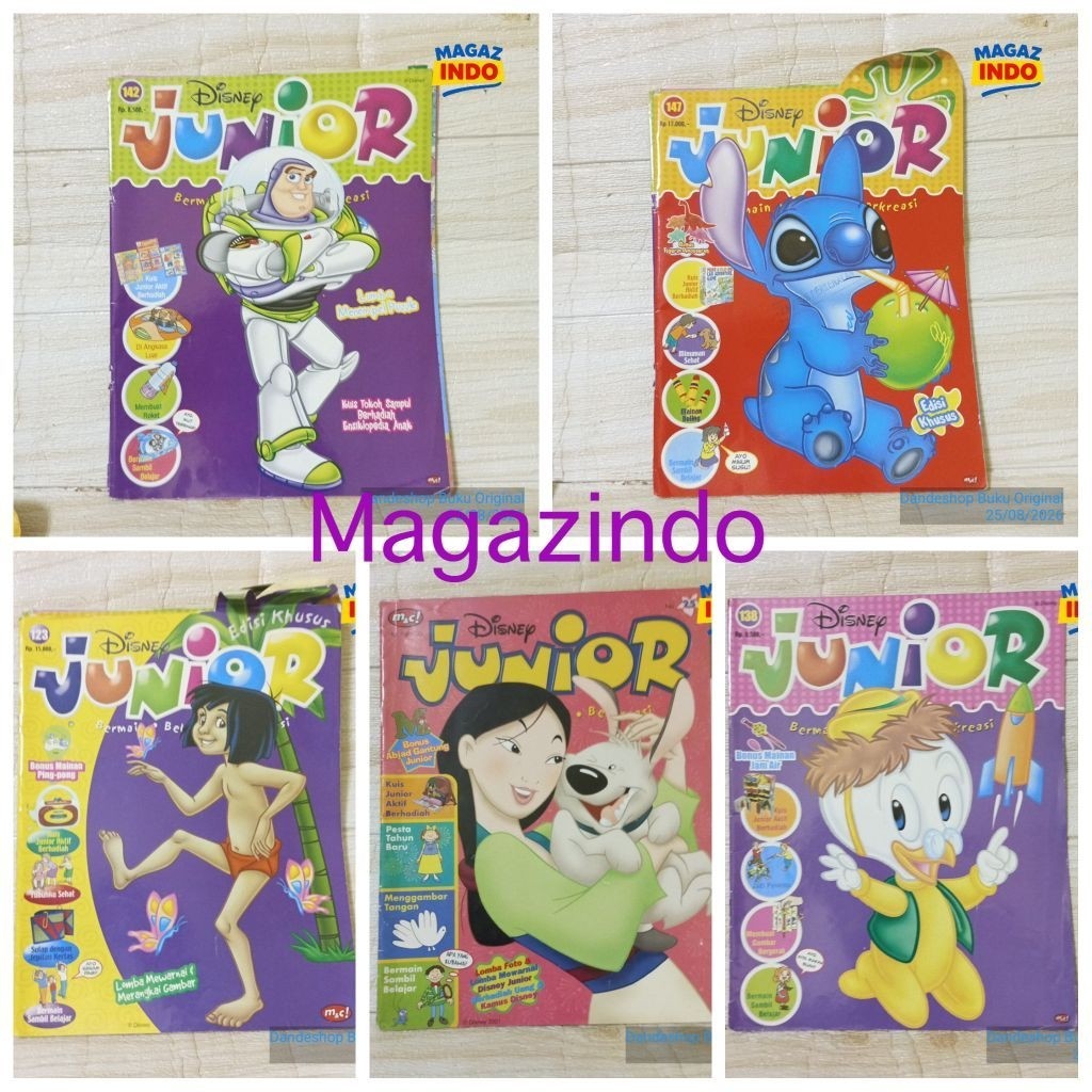 Disney Junior - Majalah Anak (bekas preloved)