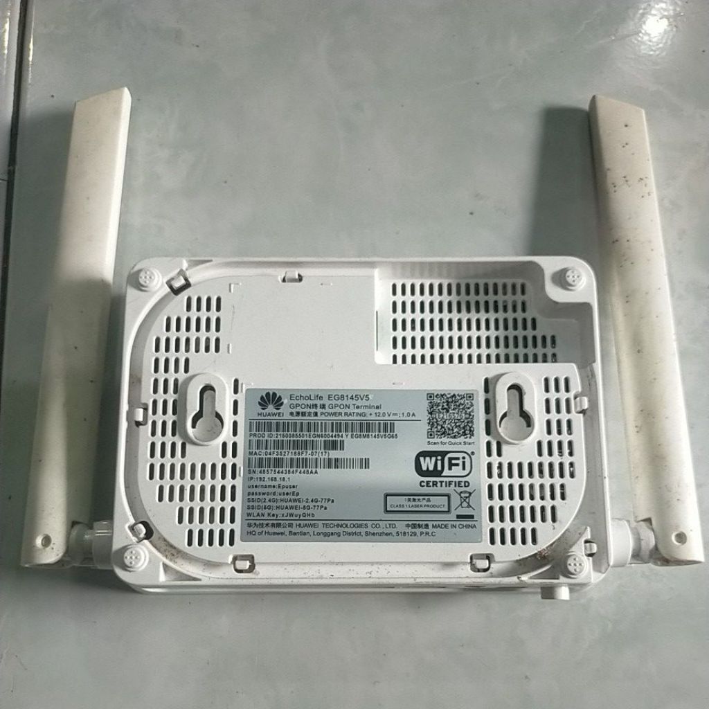 EG8145v5 huawei router bekas