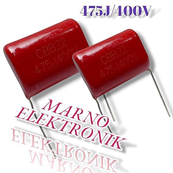 CAPASITOR MILAR 4N7 4,7N 47N 400V 475J 400KV 4NANO7 4 NANO 7 MILAR MRN99
