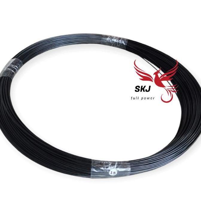 JERUJI RUJI FIBER HITAM 1.5 mm 1 5 PANJANG 100 meter