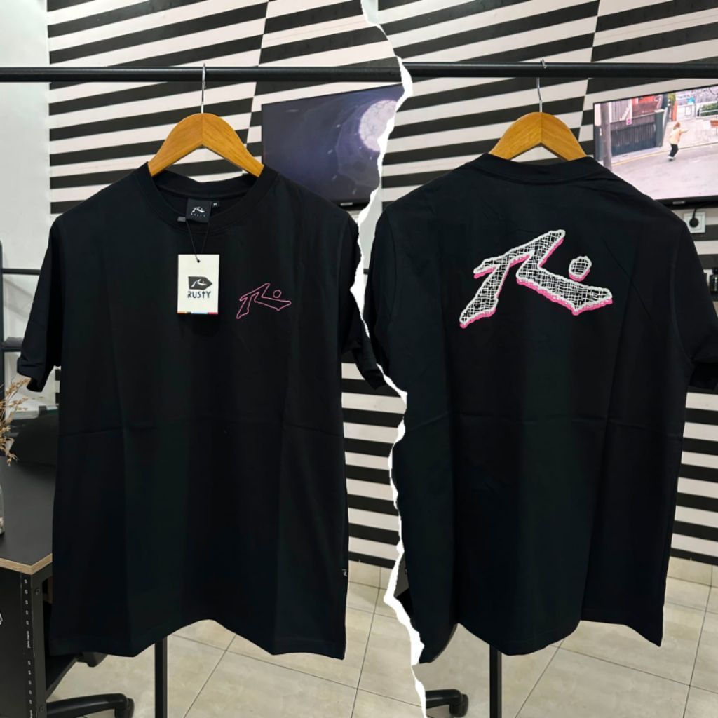 Kaos Rusty Original Pria Lengan Pendek | T-Shirt Rusty Casual Premium