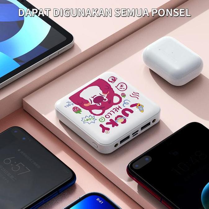 Power- Mipow Powerbank 20000Mah Custom Dual Usb Output Led Indicator Baterai Lithium Polymer 20000Ma
