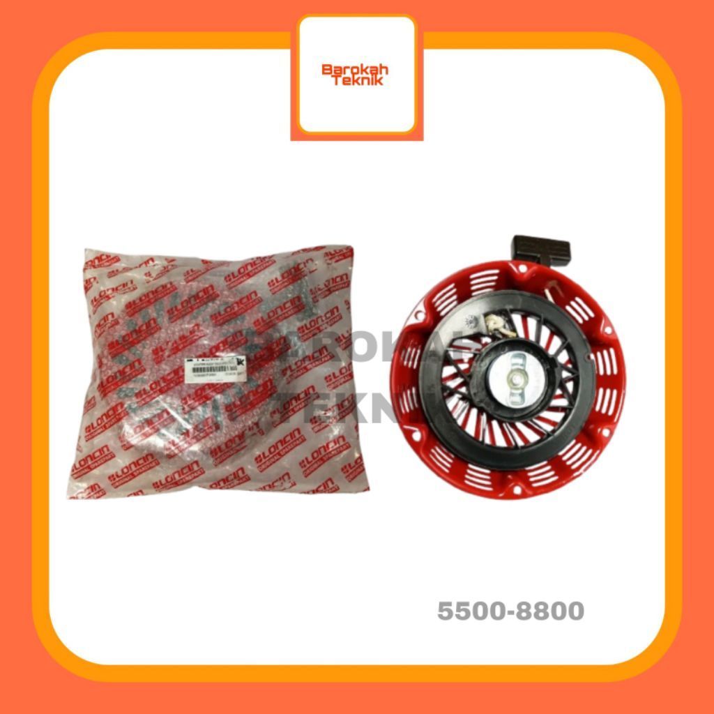 Loncin Stater Assy Mesin Genset Lc 5500-8800 / Engkolan Genset