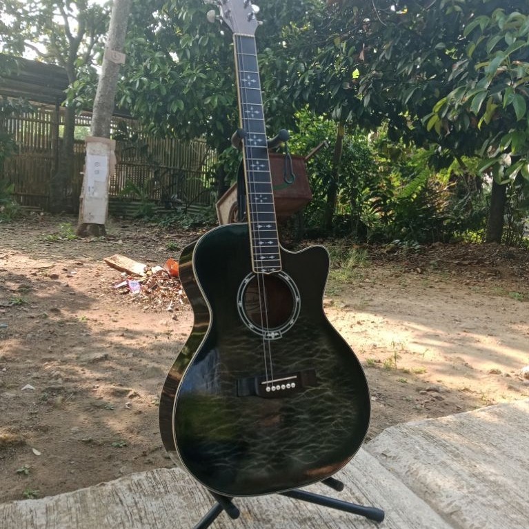 Guitar Acoustic Custom second Schecter Hellraiser top solid spruce