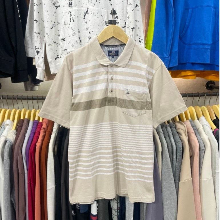 kaos polo shirt michiko London jeans beige ( XL )
