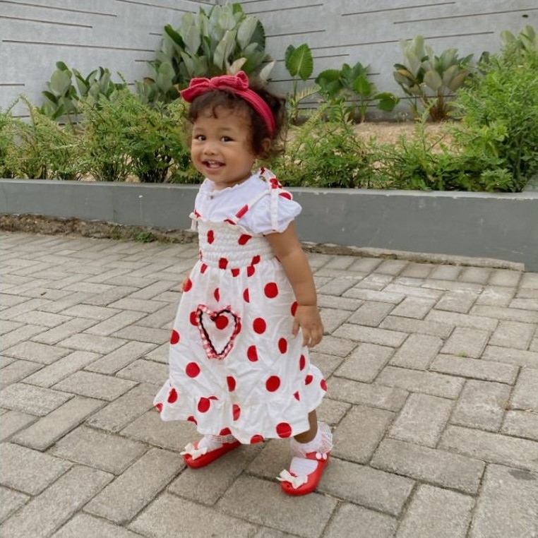 Aurora Smocked Dress / dress smocked / dress anak / overall dress / mada.madeeha