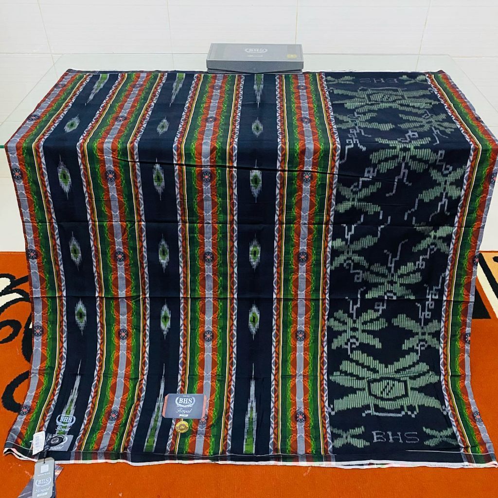 Sarung BHS Royal JSI Silver Lawas Sutra Spunsilk Songket Jaquard ATBM Limited (Bisa COD)