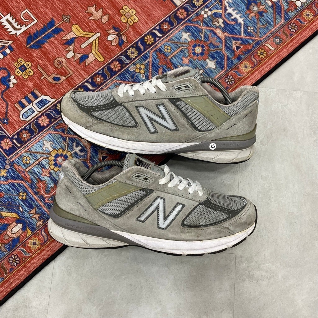[Size 45] New Balance 990v5 Grey Made in USA Second Original
