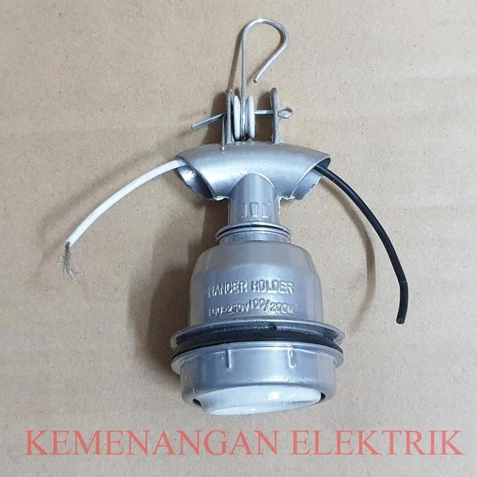 FITING / FITTING GANTUNG BESI WD E27 / FITTING KERAMIK WD E27