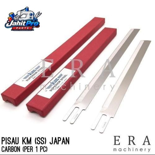 Pisau KM SS Carbon Japan Original per 1pc Superior Steel Jepang Mesin Potong Bahan Kain Jahit M-191 