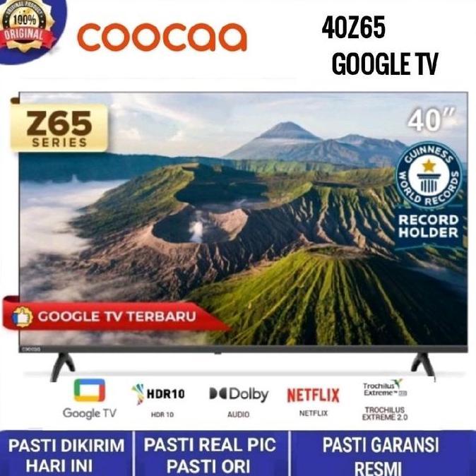 New Coocaa 40 Inch Google Tv-2K Led-Tv (Coocaa 40Z65)