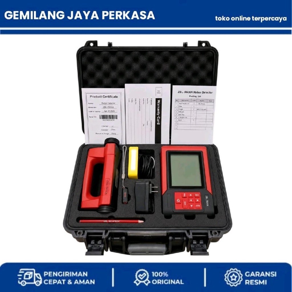 ZBl R630A Concrete Rebar Locator Scanner Ferromagnetic Detector ZBL