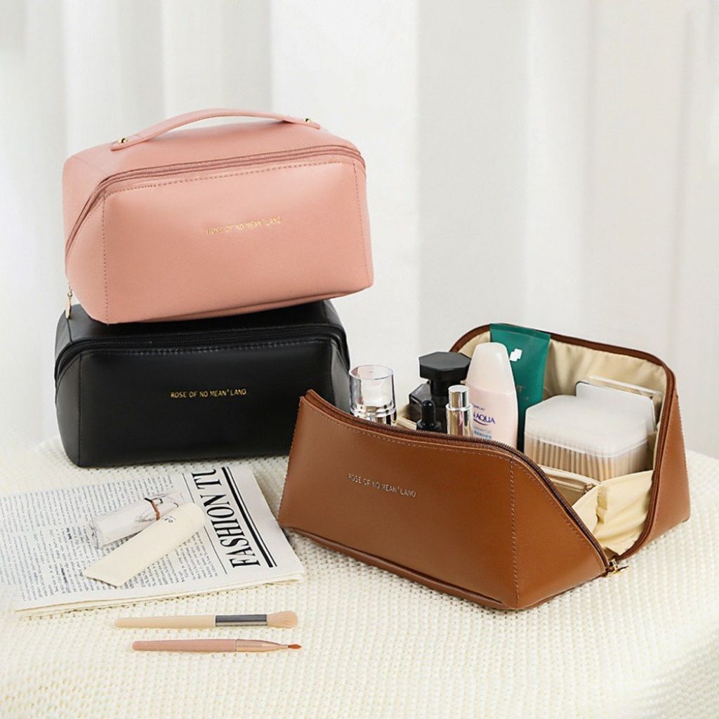 Tas Make Up Kosmetik Polos Pouch Organizer Waterproof-TASKINAA