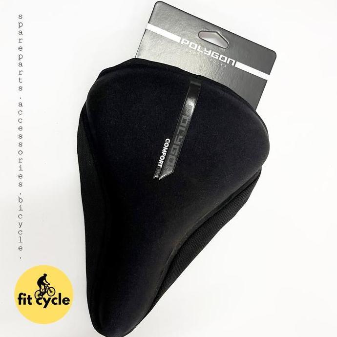 Sadel cover jok sarung sadel Polygon gel hitam saddle cover GBR