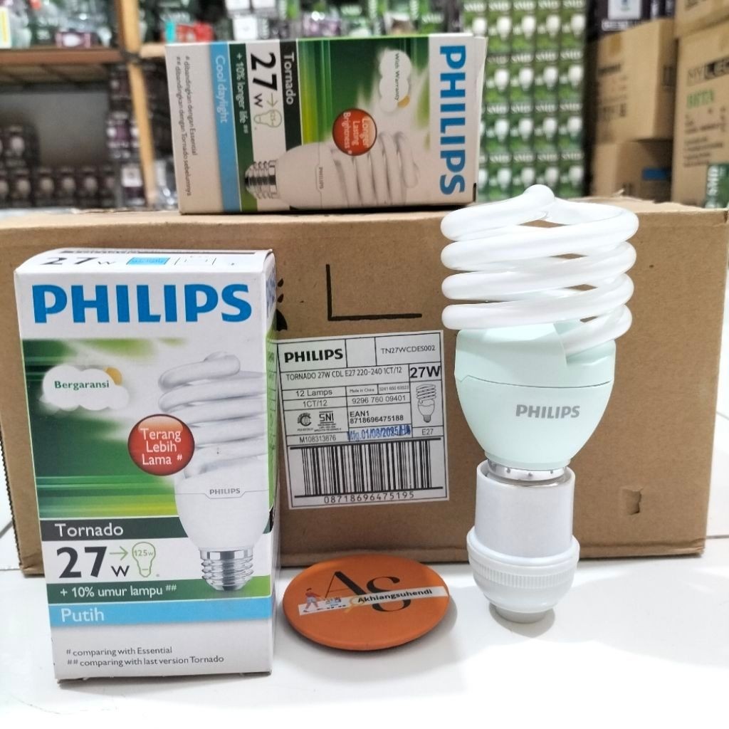 Lampu Philips Tornado 27 Watt Cahaya Putih