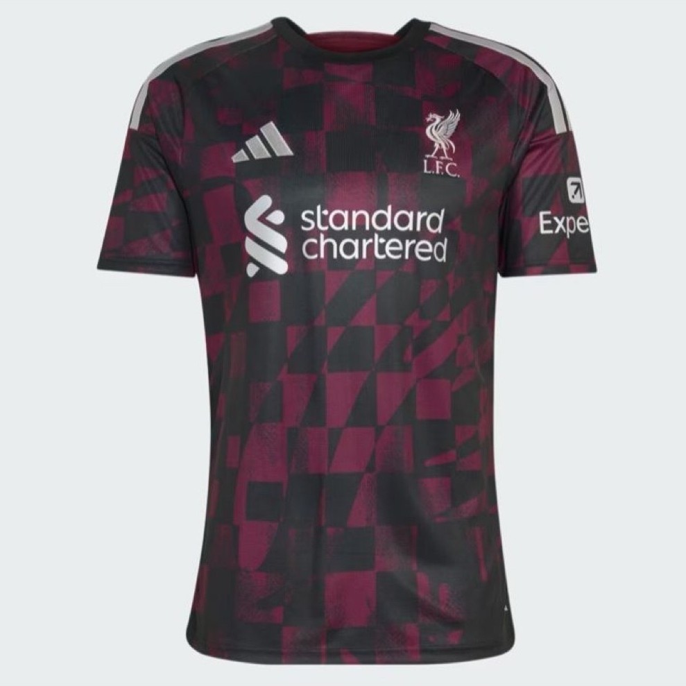 adidas Liverpool FC 26/27 Third Jersey Black BNWT Original Resmi KA6855