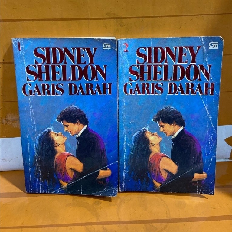 Buku Sidney Sheldon Garis Darah 1 Set Original