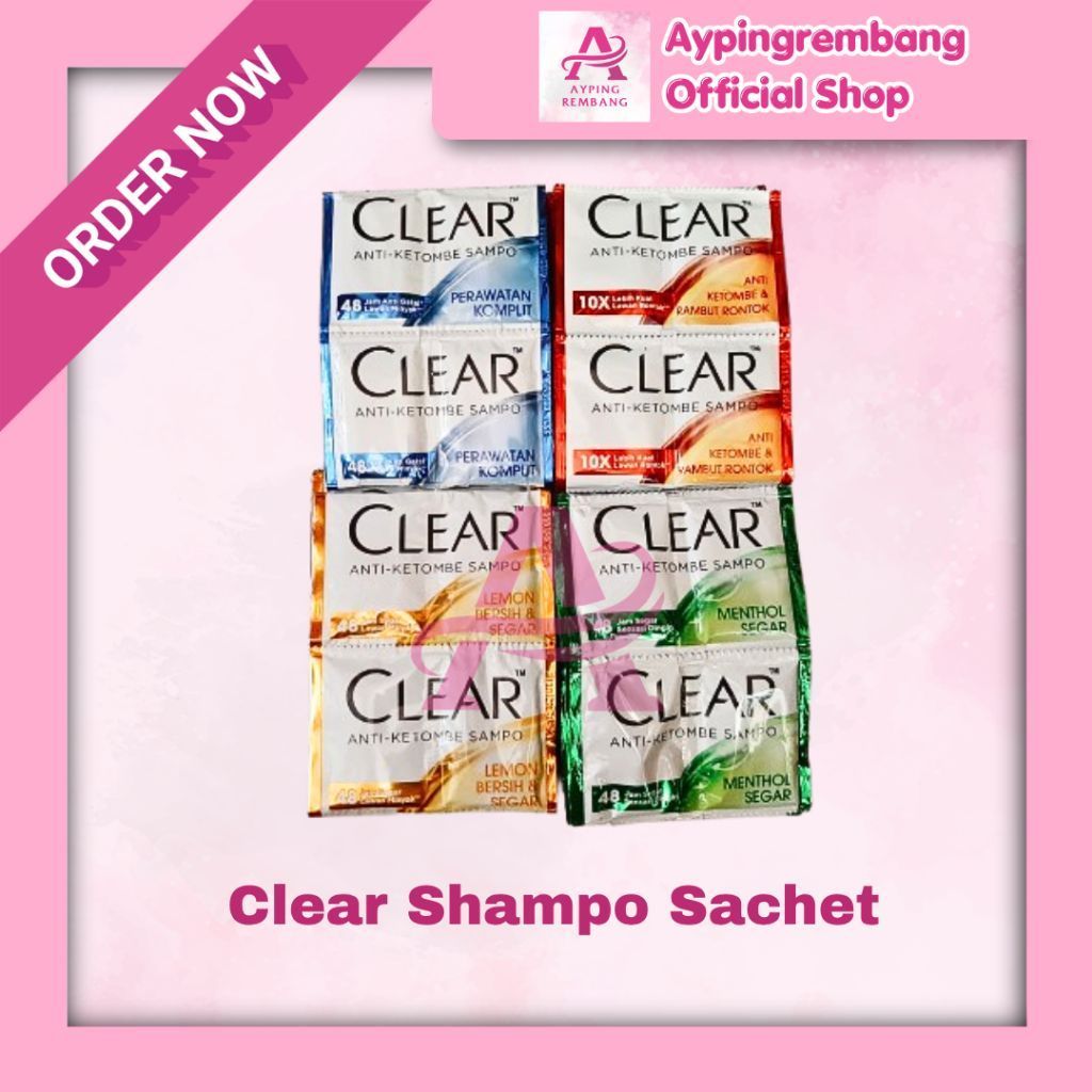 Clear Shampoo Sachet