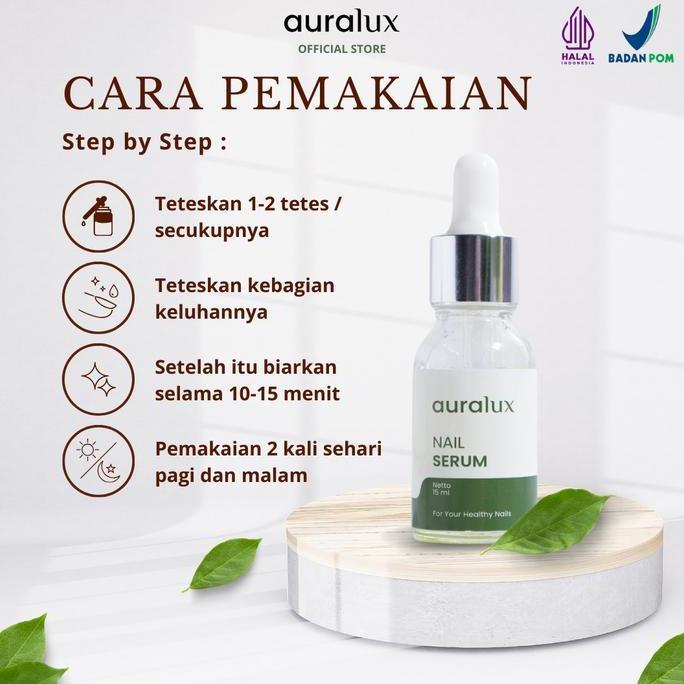 Nail- [Paket 3 Botol] Auralux Nail Serum - Serum Kuku