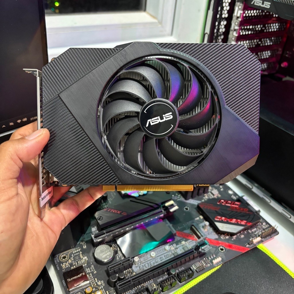 VGA CARD ASUS NVIDIA GEFORCE GTX 1650 4GB 128BIT GDDR6