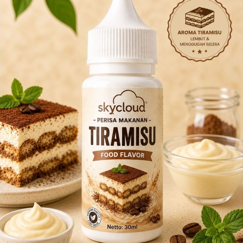 TFA TIRAMISU Perisa Makanan 30ml Penambah Citarasa Makanan Flavour essensial Organik