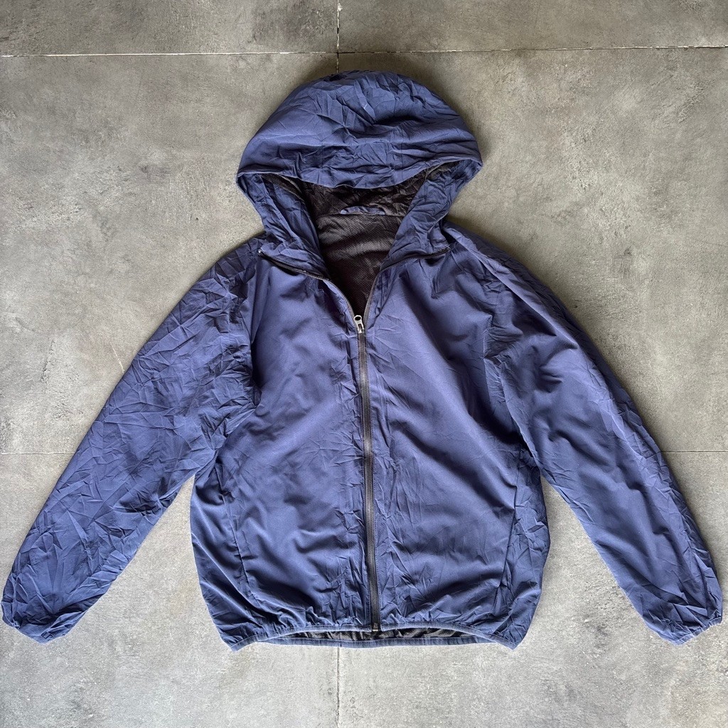 GU by Uniqlo Navy Hoodie Jacket Man