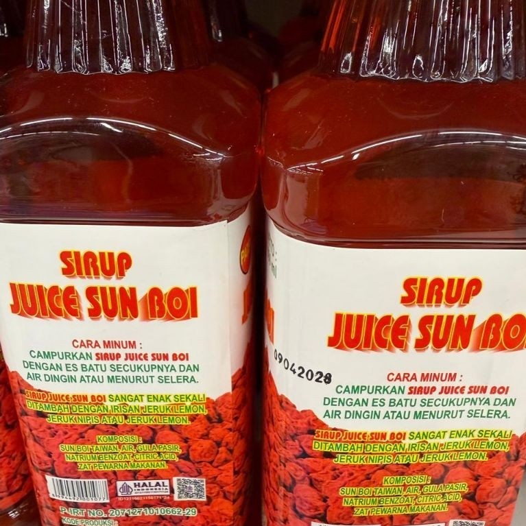 PATEN SIRUP JUICE SUN BOI. SIRUP SEMBOI. JUICE SEMBOI. SIRUP JUICE. MINUMAN SEMBOI. MINUMAN ASAM MAN