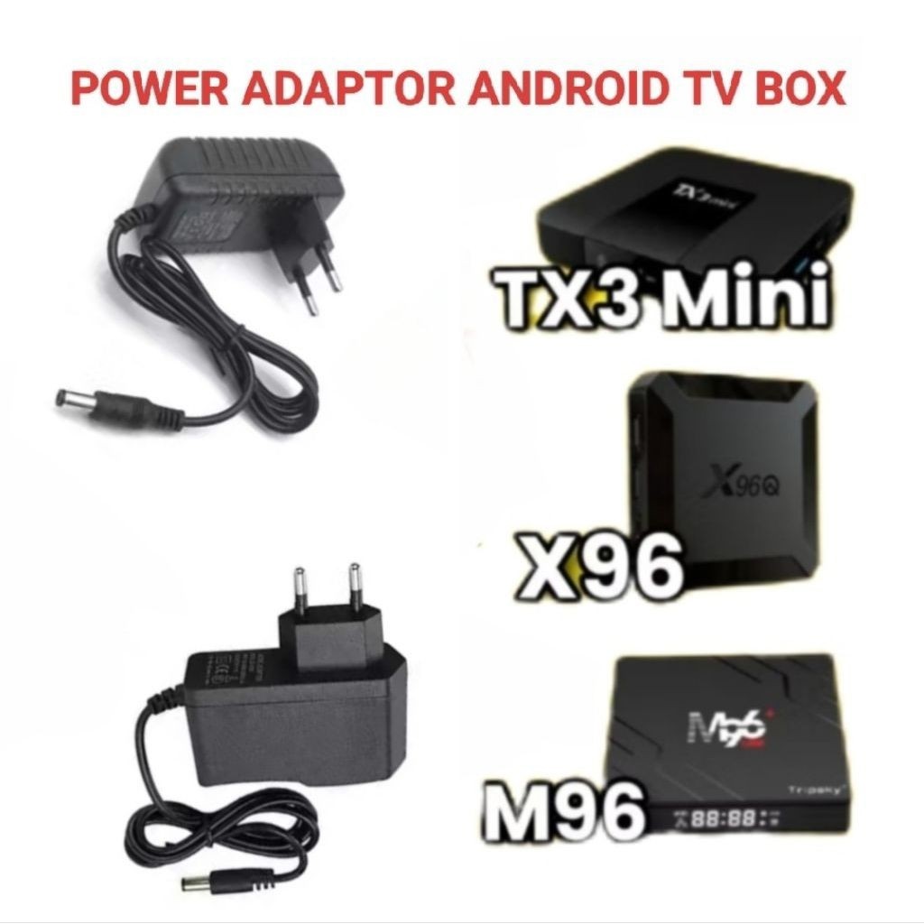 adaptor android box TX3 MINI charger tv box x96 android tv box M96