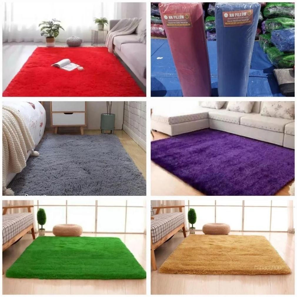 Karpet Lantai Bulu Tebal - Karpet Bulu Rasfur Jumbo-Karpet Lantai