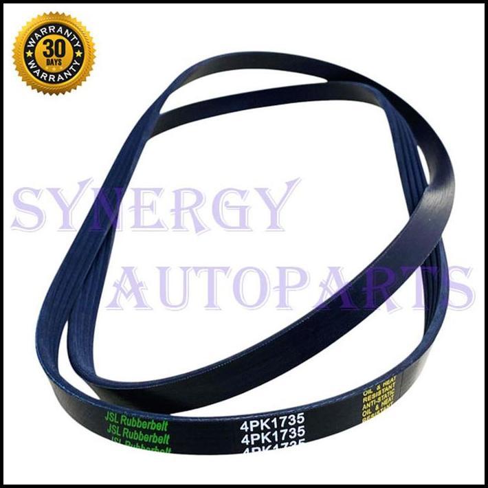 DISKON FAN BELT TALI KIPAS BELTING 4PK-1735 7PK1735 ALL NEW AVANZA XENIA 1.3 9004A-91057 - 10008282 