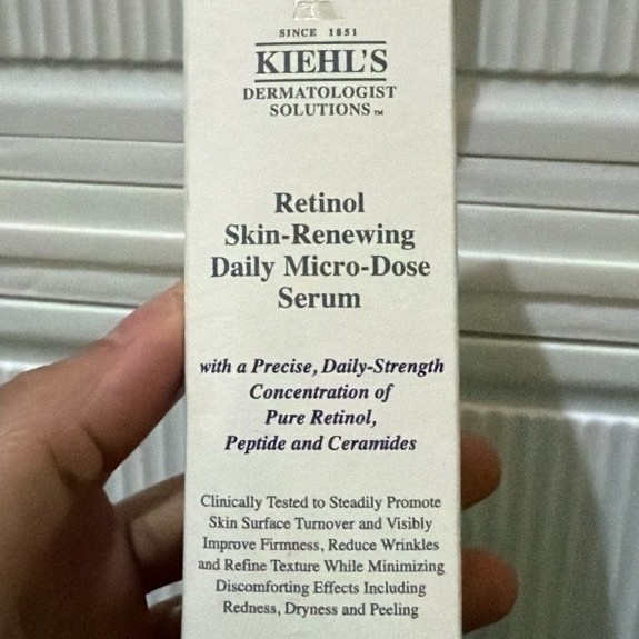 preloved kiehls retinol skin-renewing daily micro-dose serum