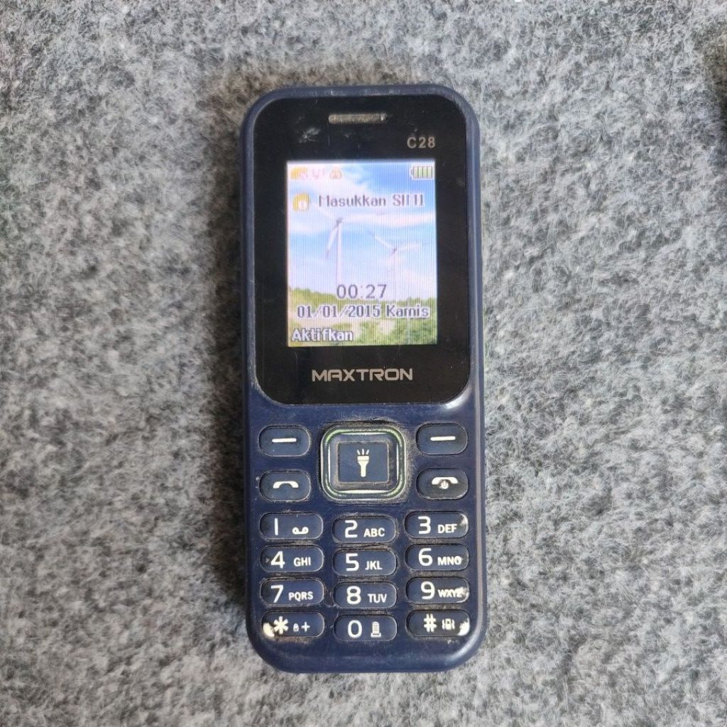 hp jadul Maxtron c28 bekas normal siap pakai