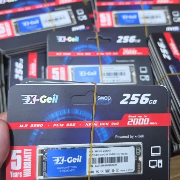X-GEIL SSD NVME GEN3 256GB PCIE 3.0 2.280
