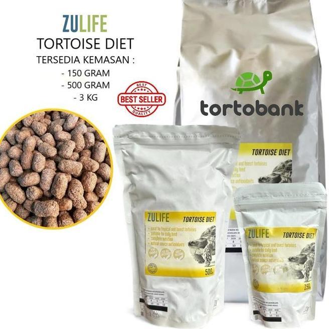 Zulife Tortoise Pelet Torto Pelet Kura Darat Makanan Kura Darat Tortoise Food Cocok Untuk Kura Darat