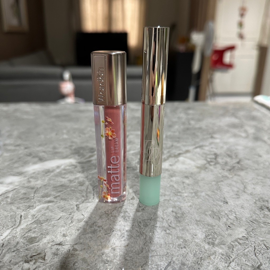 Wardah Matte Lip Cream & PDRN Lip Gloss (Bekas)