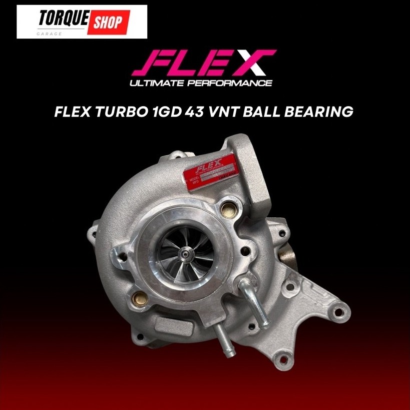 Turbo Flex Revo VNT 43 Ball Bearing PNP Innova Reborn / Fortuner VRZ TRD GR / Hilux 1GD 2GD Flex Rev