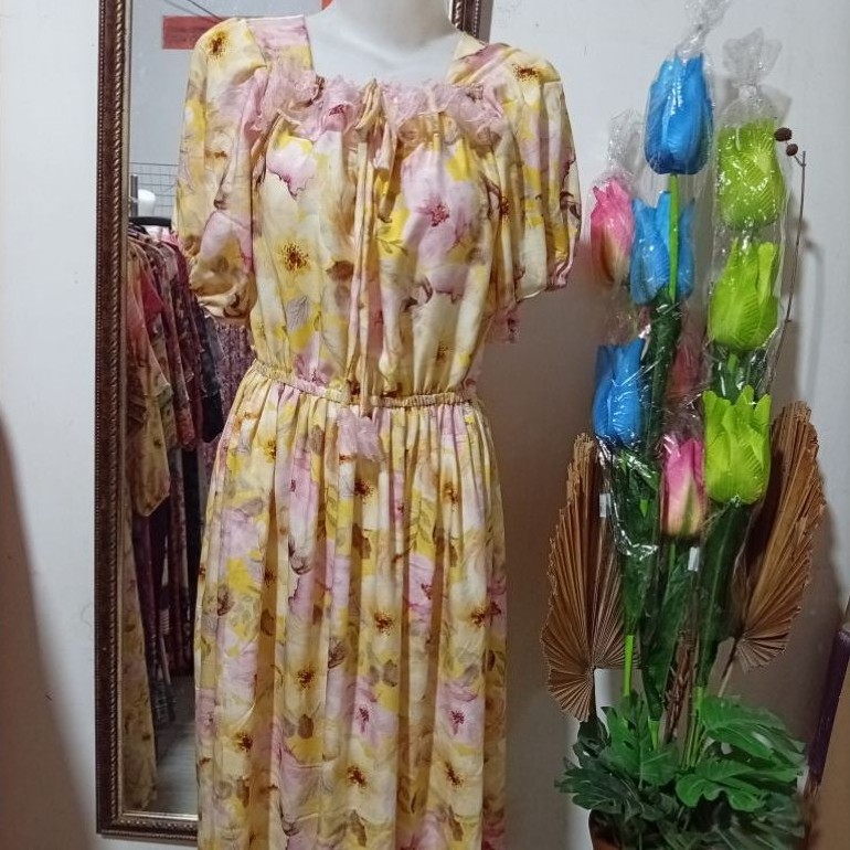 Gamis nadhifa motif kekinian