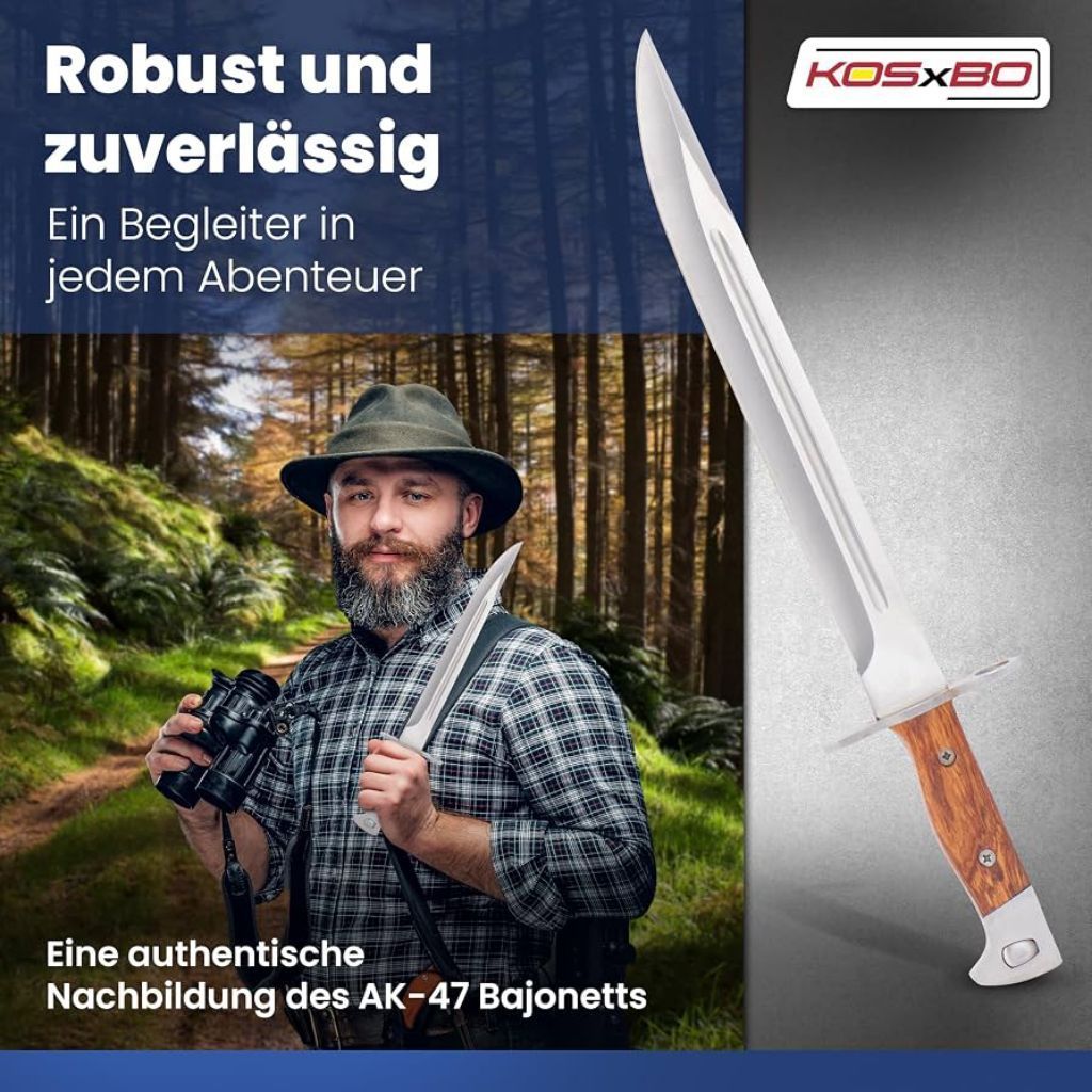 PISAU SURVIVAL AK47 BAYONED 34 CM